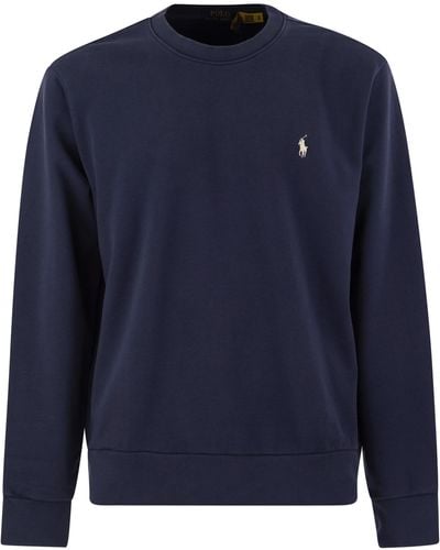 Polo Ralph Lauren Classic Fit Cotton Sweatshirt - Blau