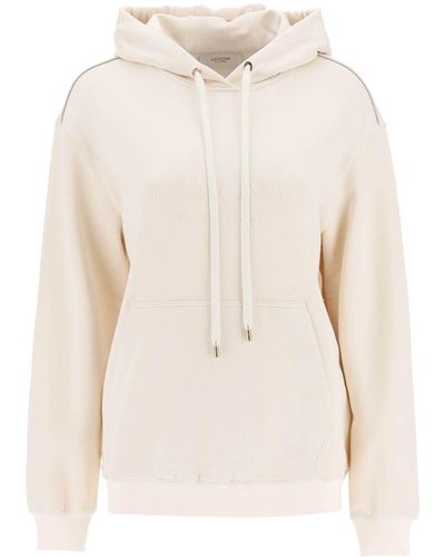 Agnona Logo Hoodie - Natur