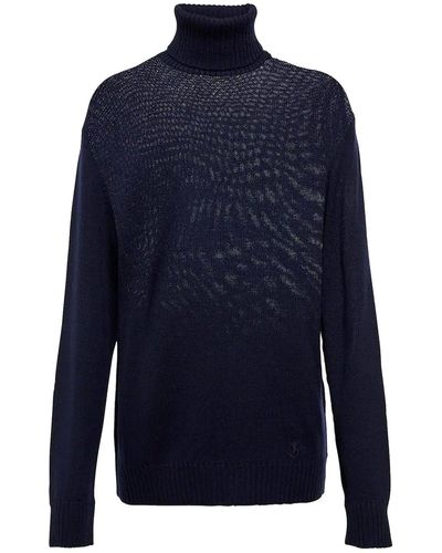 Jil Sander Berger Wool Sweater - Blue