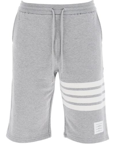 Thom Browne 4-Bar Sweat Shorts - Gray