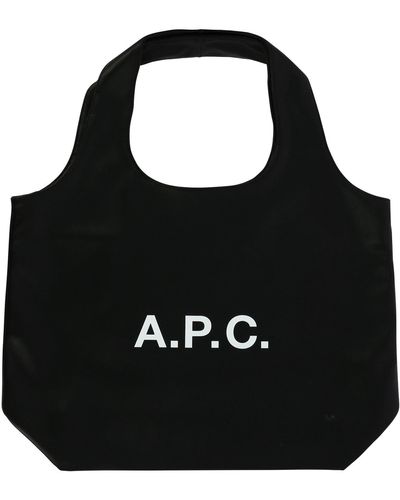 A.P.C. "Ninon" Tote Bag - Black