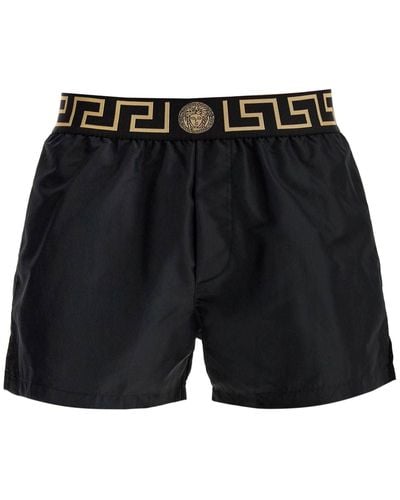 Versace "uomini"s Bordo greco nuoto tr - Nero