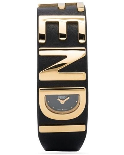 Fendi Montre bracelet graphique - Noir
