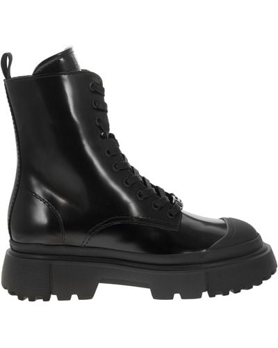 Hogan H619 Combat Boots - Zwart