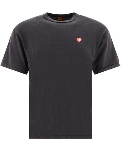 Human Made Menschlich gemachtes Herzabzeichen T -Shirt - Schwarz