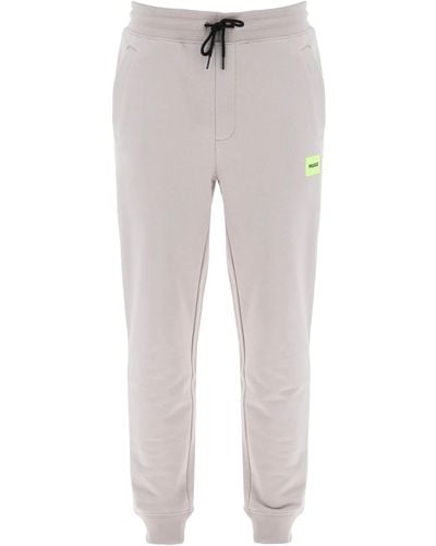 HUGO Pantalones de jogger de algodón - Gris
