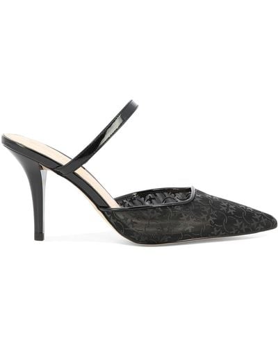 Pinko Lucy Lace Mules - Noir