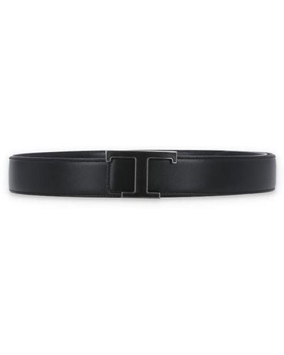 Tod's Belts Black - White