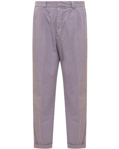 AMISH Long Trousers - Purple