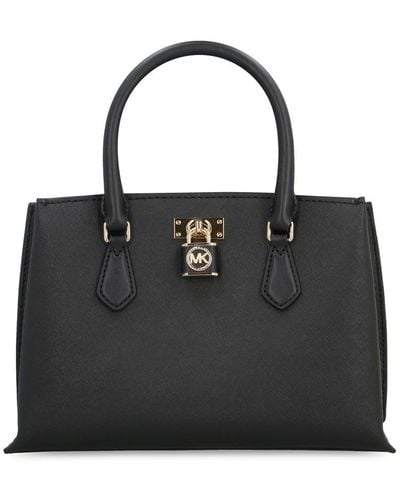 MICHAEL Michael Kors Ruby Leather Handbag - Black