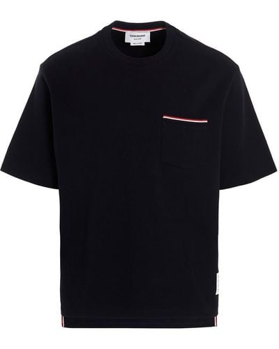 Thom Browne Pocket T-shirt - Black