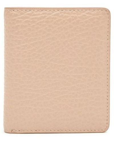 Maison Margiela Four-stitch Leather Wallet - White