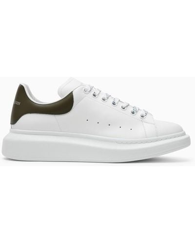 Alexander McQueen White/khaki Oversize Sneakers