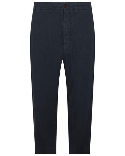 Vivienne Westwood Trousers Linen Trousers - Blue