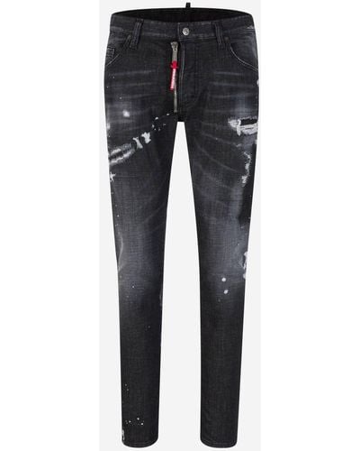 DSquared² Cotton Skater Jeans - Black