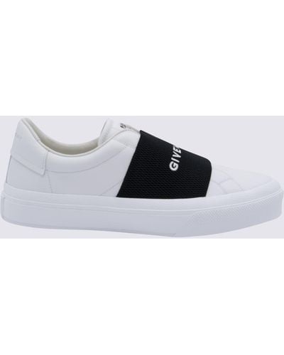Givenchy White And Black Leather City Sneakers