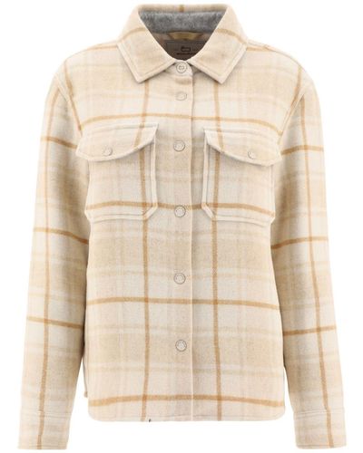 Woolrich Check Pattern Button-up Shirt - Natural