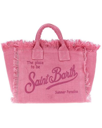 Mc2 Saint Barth 'Colette' Shopping Bag - Pink