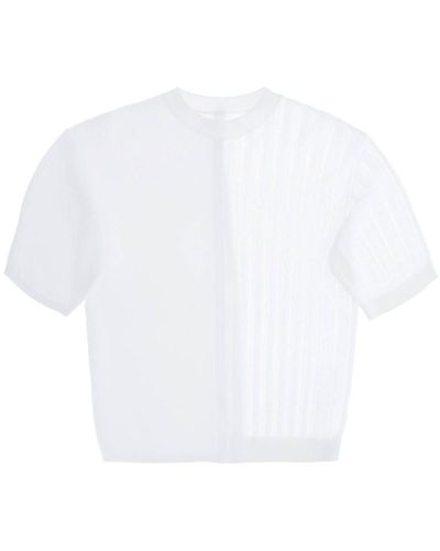 Jacquemus Knit Top The High Game Knit - White