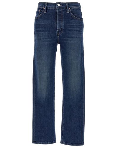 Mother Tomcat Ankle Jeans - Blue