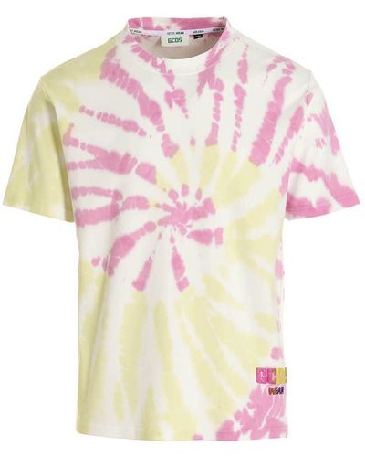 Gcds Tie-dye T-shirt - Pink