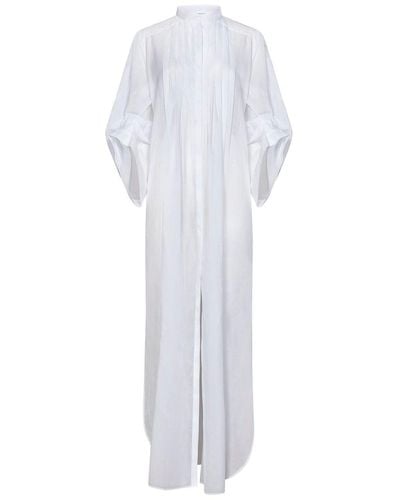 Alberta Ferretti Long Dress - White