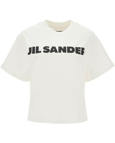 Jil Sander T-Shirt With Logo Print - White