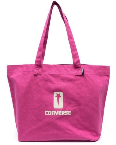 Rick Owens DRKSHDW x Converse Tote Bags - Pink