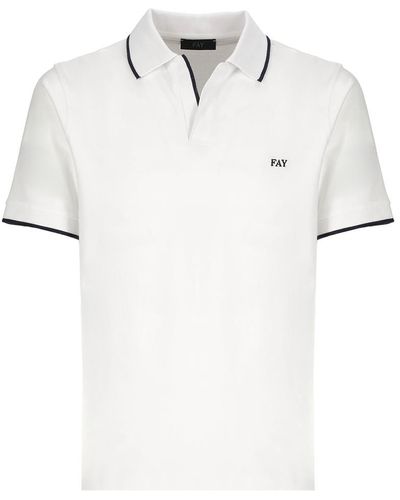 Fay T-Shirts And Polos - White