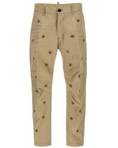DSquared² Sexy Chino Trousers - Natural