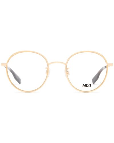 Alexander McQueen Eyeglasses - Metallic