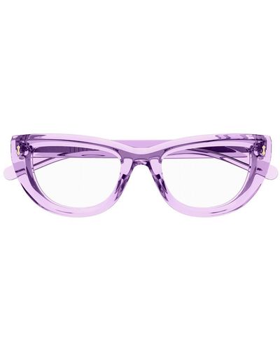 Gucci GG1521O Linea Rivets Eyeglasses - Purple