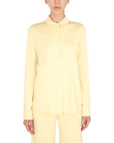 Jil Sander Overszie Fit Shirt - Yellow