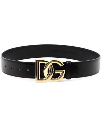Dolce & Gabbana "dg" Belt - Black