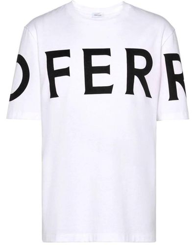 Ferragamo T-Shirts & Tops - White