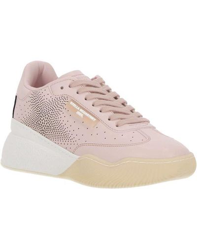 Stella McCartney Loop Faux-leather Sneakers - Pink