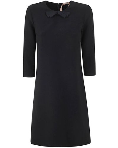 N°21 Three Quarter Sleeve Mini Dress Clothing - Black