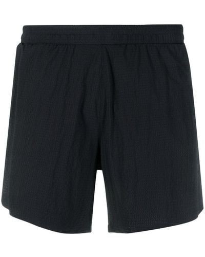 Y-3 Logo-print Elasticated-waist Shorts - Black