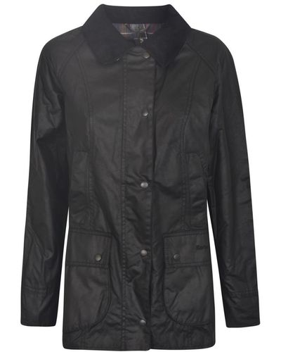 Barbour Classic Beadnell Waxed Jacket - Black