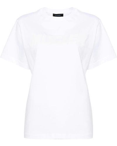 Mugler T-Shirt Con Stampa - White