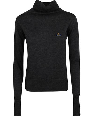 Vivienne Westwood Roll Neck Sweater - Black