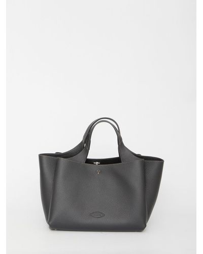 Tod's Mini Leather Bag - Grey