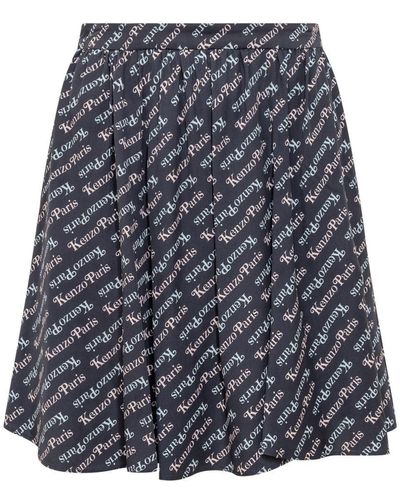 KENZO Monogram Skirt - Gray