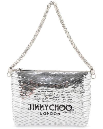 Jimmy Choo Callie Shoulder Bag - White
