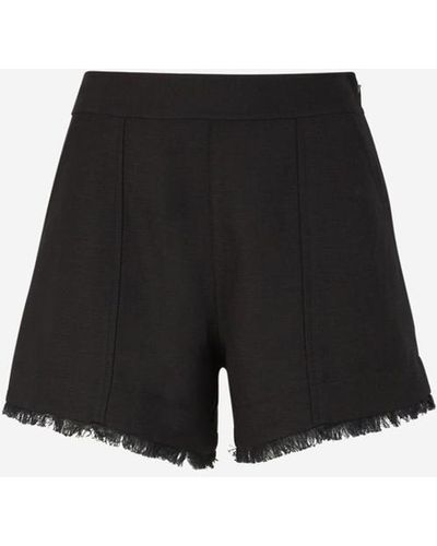 Jonathan Simkhai Linen And Viscose Shorts - Black