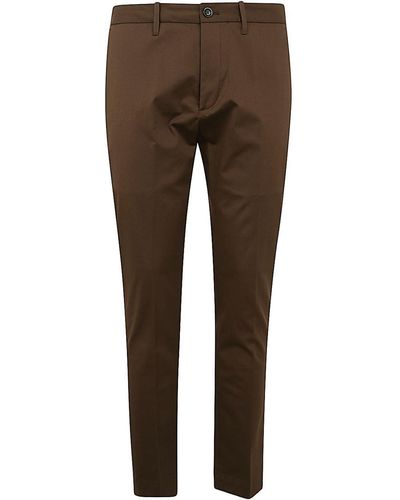Nine:inthe:morning Easy Chino Slim Trouser Clothing - Brown