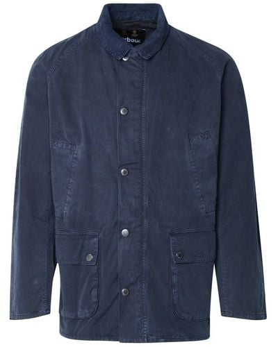 Barbour 'Ashby' Cotton Jacket - Blue