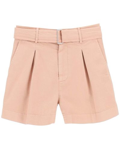 N°21 N.21 Belted Denim Shorts - Multicolour