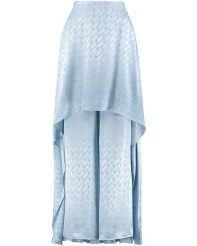 Fendi Silk Skirt Trousers - Blue