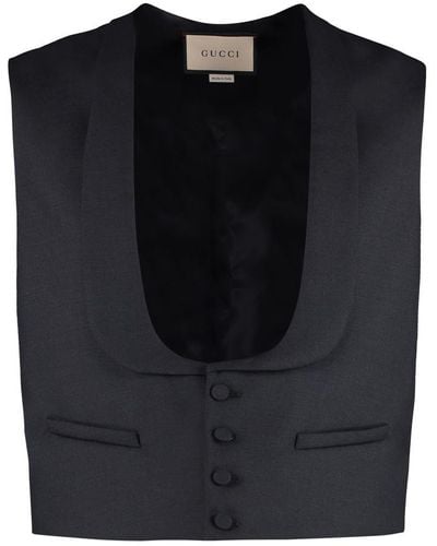 Gucci Wool Vest - Black